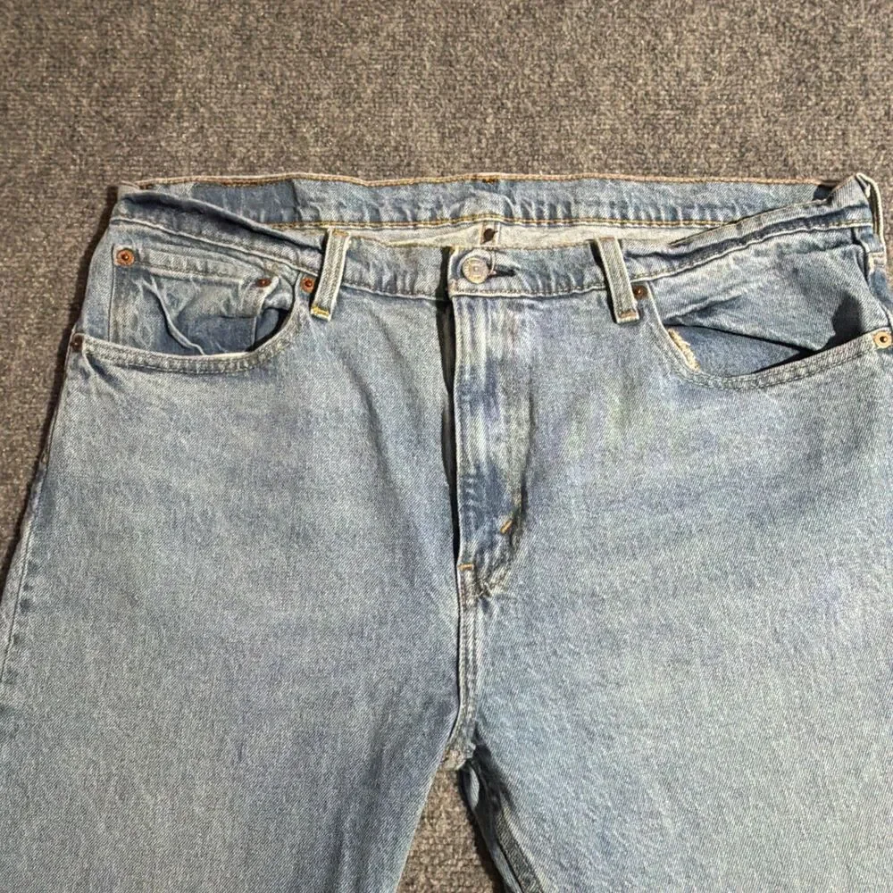 Vtg Levis 512 Denim Jeans Mens 36x34 Blue Straight 5 Pocket Made Mexico Y2K
